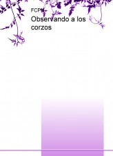Libro Observando a los corzos, autor Federación de clubes CPN Conocer y Proteger la Naturaleza