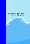 Resolution of 59 exercises on derivatives step by step