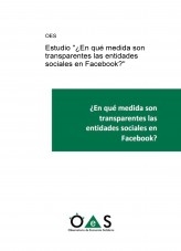Estudio "¿En qué medida son transparentes las entidades sociales en Facebook?"