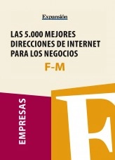Libro Sectores F-M - Las 5.000 mejores direcciones de internet para los negocios., autor Expansión 