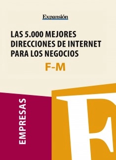 Sectores F-M - Las 5.000 mejores direcciones de internet para los negocios.