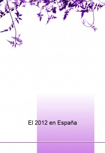 El 2012 en España