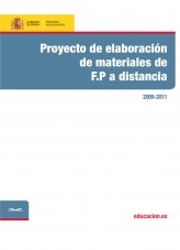 Libro Proyecto de elaboración de materiales F.P. a distancia, autor Ministerio de Educación y Formación Profesional