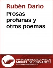 Libro Prosas profanas y otros poemas, autor Biblioteca Miguel de Cervantes