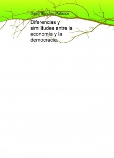 Diferencias y similitudes entre la economía y la democracia.