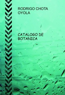 CATALOGO DE BOTANICA