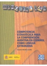Libro Competencia estratégica para la comprensión auditiva en español como lengua extranjera, autor Ministerio de Educación y Formación Profesional