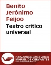 Libro Teatro crítico universal, autor Biblioteca Miguel de Cervantes