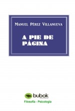 Libro A PIE DE PÁGINA, autor Manuel Pérez Villanueva