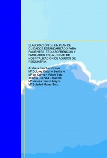 ELABORACIÓN DE UN PLAN DE CUIDADOS ESTANDARIZADO PARA PACIENTES ESQUIZOFRENICOS Y FAMILIARES EN LA UNIDAD DE HOSPITALIZACIÓN DE AGUDOS DE PSIQUIATRIA.