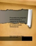 Propuesta de postgrado (especialización y maestría) en Derecho Turístico a ser impartida en Universidades Venezolanas