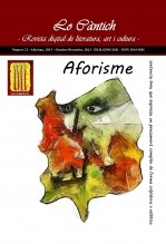 Libro Lo Càntich - Número 21 - Aforisme, 2013, autor ARC Lo Càntich