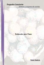 Libro Concierto para Xilófono y Orquesta de cuerdas (Reducción para piano), autor Jesús Ramírez Fernández