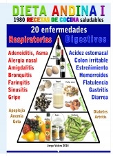 DIETA ANDINA, 1980 recetas de cocina saludables; 20 enfermedades (respiratorias y digestivas)