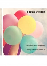 Libro 10 Años de Actitud OES, autor Observatorio de Economía Solidaria