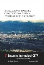 Libro Indagaciones sobre la construcción de una epistemología axiológica. 9º Encuentro Internacional CETR., autor Marià Corbí Quiñonero