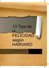 13 Tips de la FELICIDAD según HARVARD