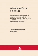 Libro Administración de empresas, autor José Alberto Martínez González