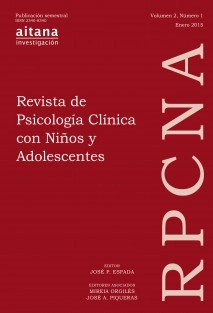Revista de Psicología Clínica con Niños y Adolescentes- Vol. 2, Nº 1