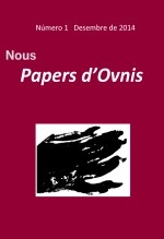 Libro Papers d'Ovnis, número 1., autor Jordi Ardanuy
