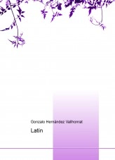 Libro Latín, autor GONZALO HERNANDEZ VALLHONRAT