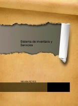 Libro Sistema de inventario y Servicios, autor reyeswilkin