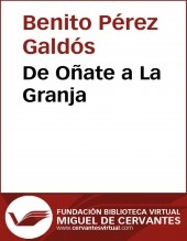Libro De Oñate a La Granja, autor Biblioteca Miguel de Cervantes