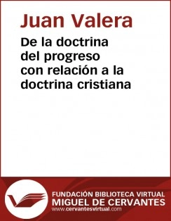 De la doctrina del progreso con relación a la doctrina cristiana