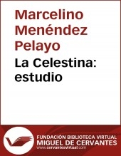 Libro La Celestina: estudio, autor Biblioteca Miguel de Cervantes