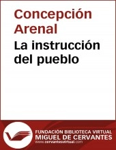 Libro La instrucción del pueblo, autor Biblioteca Miguel de Cervantes