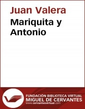 Libro Mariquita y Antonio, autor Biblioteca Miguel de Cervantes