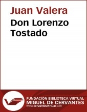 Libro Don Lorenzo Tostado, autor Biblioteca Miguel de Cervantes