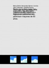 Libro Técnicas nutricionales para mejorar la optimación e ingesta en pacientes con párkinson mayores de 65 años., autor carmensira