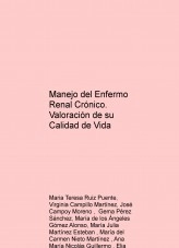 Libro Manejo del Enfermo Renal Crónico. Valoración de su Calidad de Vida, autor tealce