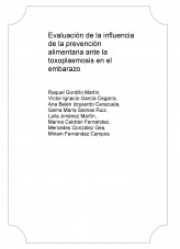 Libro Evaluación de la influencia de la prevención alimentaria ante la toxoplasmosis en el embarazo, autor meleles