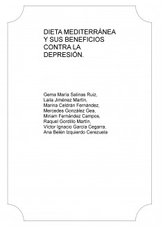 DIETA MEDITERRÁNEA Y SUS BENEFICIOS CONTRA LA DEPRESIÓN.