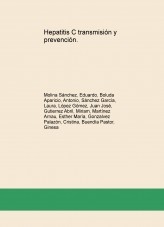 Hepatitis C transmisión y prevención.