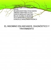 EL INSOMNIO EN ANCIANOS. DIAGNÓSTICO Y TRATAMIENTO