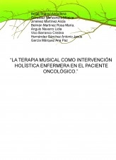 Libro “LA TERAPIA MUSICAL COMO INTERVENCIÓN HOLÍSTICA ENFERMERA EN EL PACIENTE ONCOLÓGICO.”, autor nursefivestars