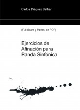 Libro Ejercicios de Afinación para Banda Sinfónica (PDF), autor Carlos Diéguez Beltrán