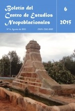 Libro Boletín del CEN nº 6 (agosto de 2015), autor Centro de Estudios Neopoblacionales