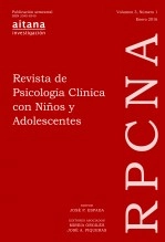 Libro Revista de Psicología Clínica con Niños y Adolescentes- Vol. 3, Nº 1, autor REVISTA DE PSICOLOGÍA CLÍNIC 