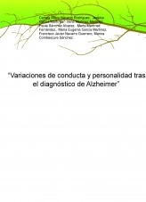 Libro “Variaciones de conducta y personalidad tras el diagnóstico de Alzheimer”, autor orcocelata