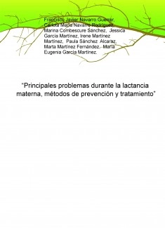 “Principales problemas durante la lactancia materna, métodos de prevención y tratamiento”