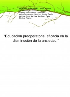 “Educación preoperatoria: eficacia en la disminución de la ansiedad.”