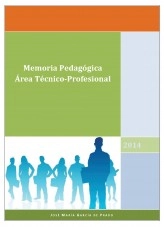 Libro Memoria Pedagógica Técnico-Profesional, autor José María García de Prado