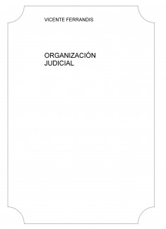 ORGANIZACIÓN JUDICIAL