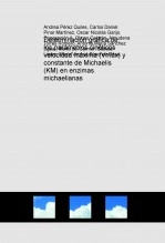 Libro Determinación gráfica de los parámetros cinéticos velocidad máxima (Vmáx) y constante de Michaelis (KM) en enzimas michaelianas, autor Carlos Daniel Pinar Martinez