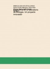 Libro Ergonomía en el laboratorio de Biología. Un proyecto innovador, autor inmasolerenf