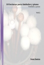 Libro 10 Lecturas para Timbales y piano Vol,1, autor Jesús Ramírez Fernández